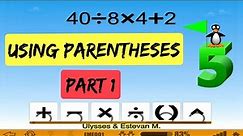 Using Parentheses (Part 1) - 5th Grade ST Math With JiJi The Penguin