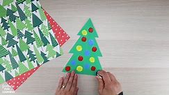 Easy Christmas Tree Art Project for Kids