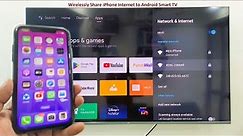 How to Connect & Use iPhone Internet to Any Smart TV (Wireless)