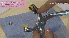 Press Snap & Eyelet Pliers - Use with 440 & 445 Fashion Snaps & 438 Eyelets