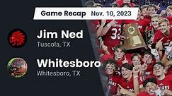 Football Game Recap: Whitesboro Bearcats vs. Jim Ned Indians