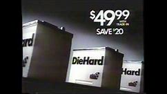 1985 Sears Automotive Sale "Die Hard Batteries and more" TV Commercial