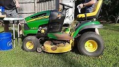 Dealing With Rust On Our John Deere Riding Mower!
