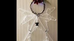 DIY Dollar Tree Angel child clothes Hangers Version Indoor/Outdoor | Christmas Decor Dandelion Soap