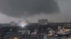 Explosions seen in Ft. Lauderdale as tornado touches down in Florida