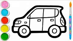 HOW TO DRAW A CAR / EASY STEP BY STEP #kids #drawing #art
