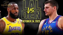 Los Angeles Lakers vs Denver Nuggets Full Game Highlights | October 24, 2023 | FreeDawkins