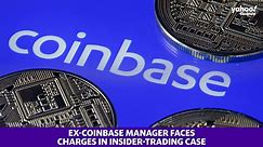 Ex-Coinbase manager faces charges in insider-trading case