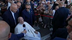 Pope Francis leaves hospital as his surgeon says the 86-year-old is 'in better shape than before' | World News | Sky News
