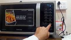 How to use Samsung 28 L Convection Microwave Oven full demo model MC28H5025VS TL, Silver