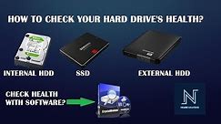 HOW TO CHECK YOUR HARD DRIVE HEALTH? INTERNAL HDD, EXTERNAL HDD OR SSD? | TUTORIAL |