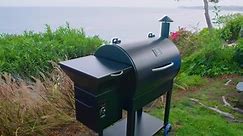 Z GRILLS 1060 sq. in. Wood Pellet Grill and Smoker PID 2.0 in Black ZPG-10002B