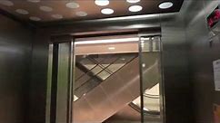 ThyssenKrupp MRL Traction elevator @ Fields parking garage, Copenhagen, Denmark
