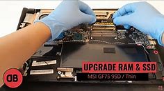 MSI GF75 9SD/Thin upgrade 32 GB RAM & SSD 1TB