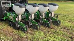 NARDI K250-4, 3 Point 4 Row No Till Vacuum Precision Planter 30 Inch Rows Planting Corn In Iowa