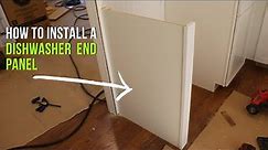 How to Install a Dishwasher End Panel | Step by Step Guide