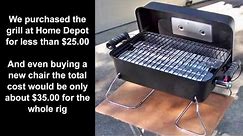 Pop up Camper Mods Gas Grill - Stove and Folding Stand