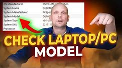 HOW TO CHECK LAPTOP OR PC MODEL
