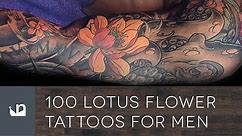 100 Lotus Flower Tattoos For Men