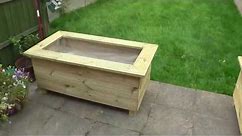 DIY: Make Brilliant Raised Wooden Planters From Decking Boards Pt 1