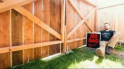 How to build a Fence Gate (No Sag)