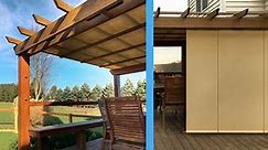 Building a Shade for Your Pergola Will Give You Sun Protection All Season Long