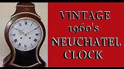 VINTAGE CLOCK ~ A Close Up Look Inside the 1960 Neuchatel Mantel Clock.