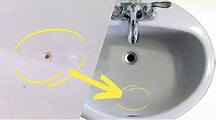 How to Fix A Chipped Porcelain Sink?!