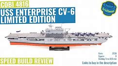COBI 4816 USS Enterprise CV-6 *LIMITED EDITION* - Speed Build Review