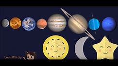 Best Learning Space Videos for Kids, Solar System for Kids and Teach Kids Planets and Science