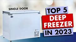 Top 5 Single Door Deep Freezer In 2023 🔥Best Single Door Deep Freezer In 2023 🔥Chest Freezers🔥Review