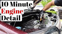 The Simplest & Fastest Way To DEEP CLEAN a Car Engine Bay!