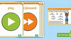 Foundation PE (Reception) DVD Player Warm-Up Activity Card