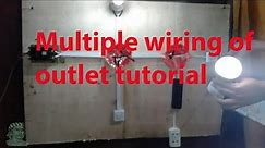 wiring multiple outlets tagalog (Part 1)