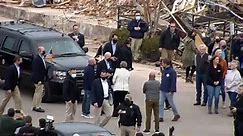 Biden recorre áreas devastadas por tornados en Kentucky