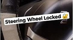 How to Open a Locked Steering Wheel - Easy Steps #autocare
