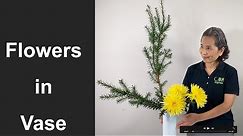 How to Arrange Flowers in A Vase
