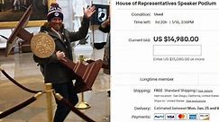 Was Nancy Pelosi's Podium Listed on Ebay After Being Stolen from the Capitol?