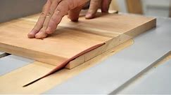 How To Cut Perfect Long Miters on the Table Saw - Woodworking