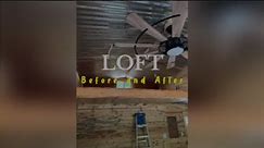 Cabin Loft Before and After. This space is tight but awfully cozy! Perfect place to read a book or drift off to sleep on a rainy afternoon. 😴 The grands love it. 🩷#shedtohome #shedtocabin #cabinloft #loftbeforeandafter #beforeandafter #tinyhomeliving #tinyhouse #tinyhome #cabininthewoods | Stout Pines Hollow
