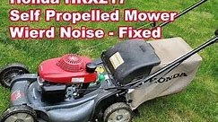 Honda HRX217 mower has very weird noise (Engine Surging) - Fixed