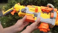 Nerf Vulcan EBF-25 Battery Replacement and Demo
