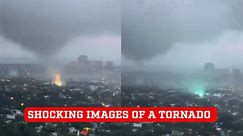 Shocking images of a tornado hitting parts of downtown Fort Lauderdale in Florida