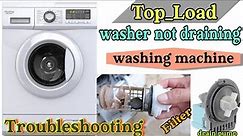 Washer won't draining ||Top load washer not draining || Front load washer won't draining ||#Washer