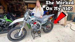 She Worked On My 450! - Buttery Vlogs Ep226