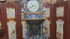 French Cloisonne Grandfather Clock #cloisonne #Canonburyantiques #grandfatherclock #clocks | Canonbury Antiques