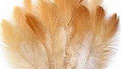 Natural Craft Feathers Bulk - 300pcs 3-5inch Natural Feathers for Dream Catcher Supplies, Home Party, Hats and Jewelry Accessories and DIY Crafts(Natural)