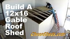 How To Build A 12x20 Gable Roof Shed In 10 Minutes