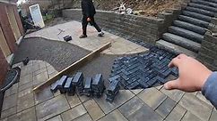 Installing Paver Patio & Retaining Walls Are Easy Money! OLS Project .02