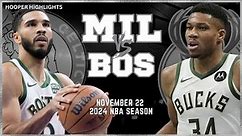 Milwaukee Bucks vs Boston Celtics Full Game Highlights | Nov 22 | 2024 NBA Season